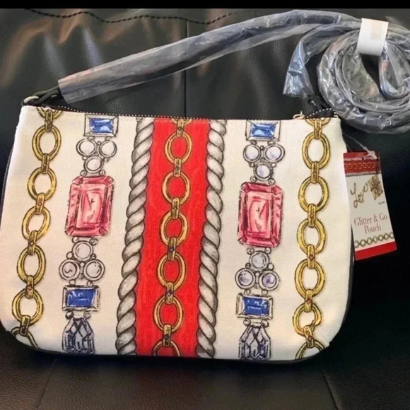 Brighton Women’s Glitter & Go Crossbody Purse Bag Pouch NWT - Picture 2 of 6
